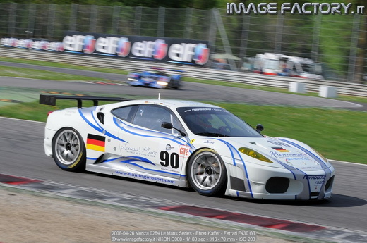 2008-04-26 Monza 0264 Le Mans Series - Ehret-Kaffer - Ferrari F430 GT